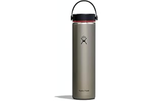 Hydro Flask - Trail series - Botella Isotérmica Ligera 621 ml (21 oz) - Botella Reutilizable de Acero Inoxidable y Aislamiento al Vacío con Tapón Flex Hermético - Wide Mouth - Slate