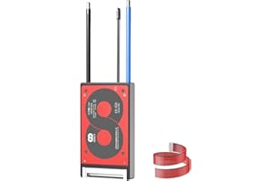 DALY 3S-24S BMS da 15A a 200A Scheda di protezione con filo di bilanciamento e sensore di temperatura per pacco batterie al litio (Li-ion 13S 48V, 20A)