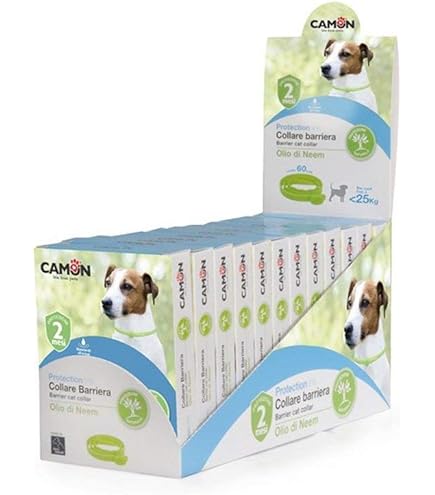 thumbnail: CAMON Beschermende Halsband Voor Honden - Met Neemolie, 75 Cm, 2 Maanden Bescherming