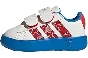 adidas X Marvel Spider-Man Grand Court Shoes Kids, Scarpe Unisex-Bambini e Ragazzi