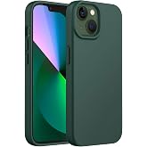 Merwish Apple iPhone 15 Uyumlu &Ouml;zel İpeksi Dokunuş Hissi Veren İ&ccedil;i Yumuşak Kadife Lansman Silikon Kılıf Kapak (Haki)