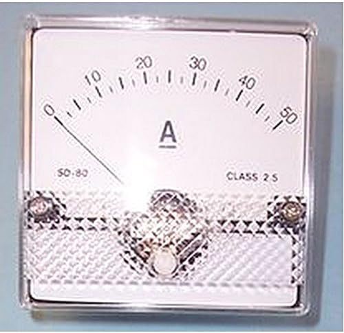 METER MOVING COIL 50A Panel Displays &amp; Instrumentation