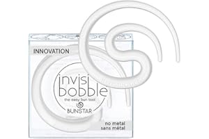Invisibobble Bunstar Chignon Magique Ice lady X2 - Accessoires de Coiffure Pratique pour Faire des Chignons - Accessoire Chignon Forte et Confortable