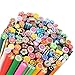 100 pcs 3D DIY Nail Art Fimo Canes/Rods Sticker Tips - Decoration, colour clay by DURSHANI