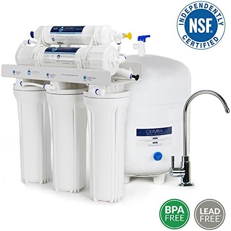 Olympia Water Systems OROS-50 5-Stage Reverse Osmosis Water Filtration System with 50GPD Membrane - NSF Certified