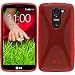 Produktbild PhoneNatic Case für LG G2 mini Hülle Silikon rot X-Style + 2 Schutzfolien