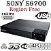 Produktbild Sony bdp-s6700 mit Konvertierung Bottom Up 2 K/4 K Player Multi Zone Region Code Free Blu Ray 2D/3D - WLAN - DVD - sacd- CD Player - PAL/NTSC - Worldwide Voltage 100 ~ 240 V - 1 USB, 1 HDMI, 1 COAX, 1 ETHERNET Connections + Kabel HDMI High Performance kompatibel Ethernet/2 m