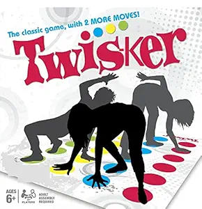 PLUSPOINT Twiskar Game Bigger Mat | More Colored Spots | TwisKer Game | Party Game | Classic Board Game for 2 or More Players | Indoor and Outdoor Game for Kids 6 and Up