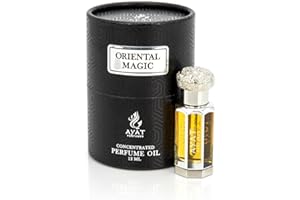 BUSINESS SQUARE BS Ayat Perfumes ORIENTAL MAGIC Attar Ekstrakt z zapachów bezalkoholowych 12 ml - arabski zapach orientalny dla kobiet i mężczyzn - śliczna butelka wyprodukowana w Dubaju