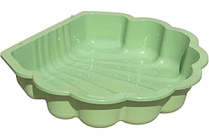 TikTakToo Sand & und Wassermuschel I Sandkastenohne Abdeckung (1-teilig) (Pastell grün)