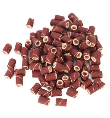 SODIAL(TM) 100pcs Sanding Bands For Nail Manicure Pedicure Drill File Machine Grit - 1/4" x 1/2"