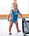 Baby wetsuit - Clown Fish - 0-6 months - BabywarmaTM - neoprene swimsuit opens flat & wraps round your baby