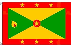 Grenada Flag - 5 x 3 FT - New 100% Polyester with Eyelets FlagSuperstore©
