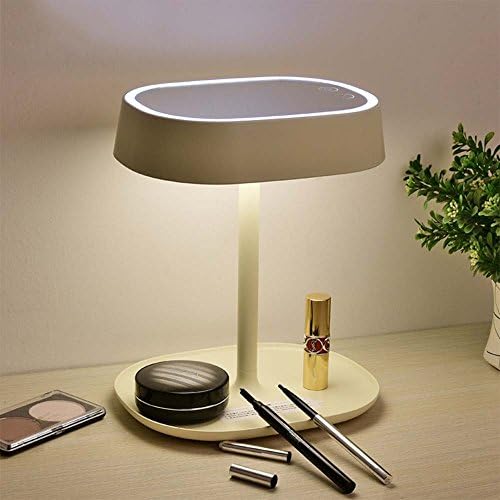 Ideal reading light-- Make-up mirror lamp Dresser mirror Cute wedding wedding gift charging dimming touch LED table lamp (Color optional) --Desk and bedside lighting ( Color : 3 )