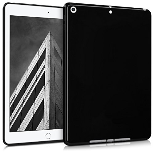 kwmobile Hülle für Apple iPad 9.7 (2017) - Case Handy Schutzhülle TPU Silikon für Tablet - Backcover Cover Schwarz