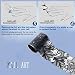 hunpta 1 roll 4*100 CM Black Lace Starry Sky Design Nail Art Foil Stickers Transfer Decal Tips Manicure (D)