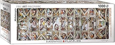 Eurographics 6010-0960 Chapelle Sistine par Michelangelo Puzzle (Lot de 1000)