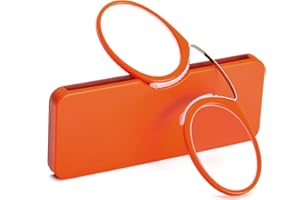 KoKoBin Lentilles de lecture unisexes Aide visuelle compacte Mini Nose Clip Lunettes de lecture sans branches Antidérapantes Aide à la lecture - Toujours à portée de main