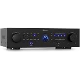 auna AMP-CD950 DG &ndash; Digital Amplifier, Multi-Channel, 4 Stereo Outputs, Power Output 8 x 100 W RMS, Optical Input, Bluetooth,
