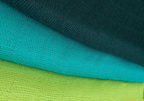 divata bunte Mullwindeln 3er Set – Junge – farbige Mulltücher, Spucktücher aus 100% Baumwolle, Oeko-Tex-Zertifiziert, 80×80 cm - 6