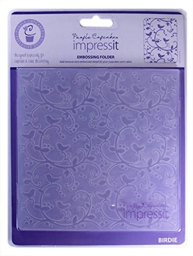 Birdie - embosser and impresser - cupcake and cake decorating designer Embossing Folder