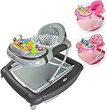 chicco baby walker MULTIFUNKTIONAL: Der Big Rocker hilft Ihrem Kind bei den ersten Schritten, per Knopfdruck lässt sich die Lauflernhilfe in eine Wippe verwandeln, das elektronische Spielzeug ist abnehmbar, so hat der Babywalker einen Esstisch