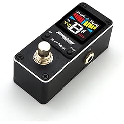 Pedal Afinador Cromático para guitarra (6-7 cuerdas) y bajo (4-6 cuerdas).