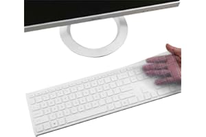 IKAMMO Housse de clavier pour HP Pavilion 27 All in One PC xa0050/xa0055ng/xa0080/xa0014/0370Nd/0010Na/0076Hk/0370Nd, HP Pavilion 24" xa0020 xa002A xa0032 XA001 Protection de clavier 3 W - Transparent