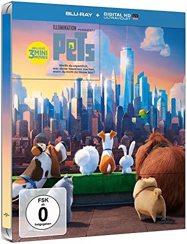 The Life of pets Exclusive Limited Steelbook Blu-ray Region Free