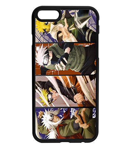 Naruto Minato Kakashi Characters Rubber Bumper Hard Back Phone Case Cover for iPhone &amp; Samsung's (Samsung Galaxy S7 Edge)