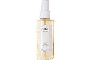 OUAI Wave Spray - Coconut Oil & Rice Protein Texture Mist for Voluminous Beach Waves with Shine - Paraben Free, Safe for Color & Keratin-Treated Hair (4.9 fl oz)