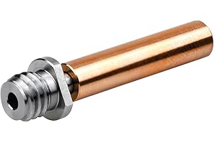 HOCENWAY Tube d'alimentation M5 bimétallique plaqué cuivre titane haute température compatible avec les pièces d'imprimante 3D Ankermake M5