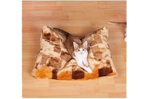 CLEVERCAT Thermokissen braun exquisit, das Pflegeleichte rundum Wohlfühlkissen Made in Germany