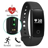 Three-T Fitness Activity Tracker Smart bluetooth Handgelenk Schrittzähler Armband Sport Analyse Armbanduhr für Android und IOS Armband