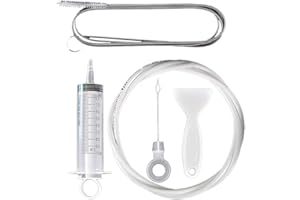 WYAN 5-teiliges Set kühlschrank Reinigung,Kühlschrank Bürste,Flexible Rohrreinigungsspirale mit Bürste,Zum Entblocken Von Abflusslöchern