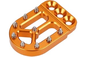 NICECNC Naranja Extensión de Pedales de Freno Compatible con KTM 390 Adventure 2020 2021 2020,690 SMC R 2019-2022,1050/1090/1190Adventure/R,1290 Super Adventure/R/S/T