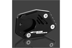 Velospeed For Honda CB650R 2019-2023 Motorcycle CNC Support Extension Plate Kickstand Side Stand Pad cb 650r cb 650r Accessories Color Black