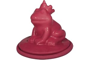 RAYHER HOBBY 34303000 Stampo in Lattice, a Forma di Principe Ranocchio, 8.2 x 7 cm, Rosso, 1 pz