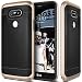 Produktbild LG G5 Hülle, Caseology [Wavelength Serie] Dreidimensionale Wellen-Muster / TPU-Ummantelung Polycarbonat-Bumper / Zuverlässiger Schutz für [LG G5] - [Schwarz/Gold]