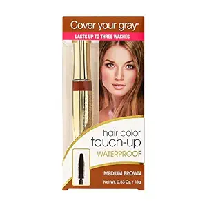 Cover Your Gray Waterproof Hair Color Touchup Brush In Medium Brown