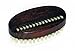 Nailbrush made of teakwood oval