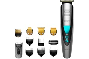 Cecotec Afeitadora Multifunción 5 en 1 Bamba PrecisionCare Pro. Batería de litio, Autonomía 60 mins, Waterproof, Cuchillas de Revestimiento de Titanio, IPX7, Modo con Cable