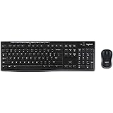 Logitech MK270 Kabelloses Tastatur-Maus-Set, 2.4 GHz Wireless Verbindung , Lange Akkulaufzeit, Für Windows und ChromeOS, Engl