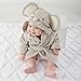 Scheppend Baby Boy & Girl Cotton Infant Animal Hooded Bath Beach Towel Bathrobe Grey