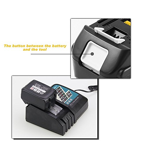 Eagglew 18V 4,0Ah Li-ion Werkzeugakkus Akku Für Makita 194205-3,194309-1, BL1815,BL1830, LXT400 - 5