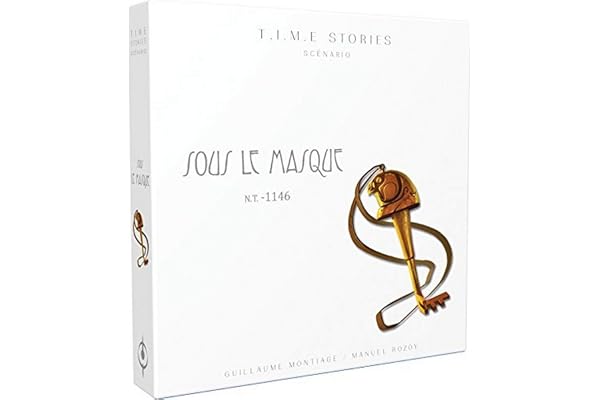 Asmodee Time Stories - Space Cowboys, T.I.M.E Stories, Scénario sous Le Masque, Jeu de société, À partir de 12 Ans, 2 à 4 Joueurs, 90 Minutes