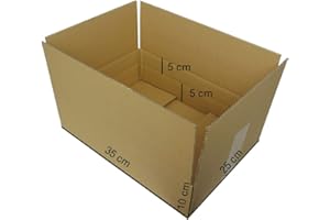 KING OF TRADE 150 Stück Faltkarton 350x250x100 mm