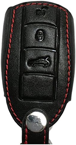 Key Case – Genuine Leather Porsche 911 991 Carrera Boxster 981 718 982 Cayman 981 °C 982 Panamera Cayenne 958 Porsche Macan 95B – Leather Key Case, Car Key Case, Open Front