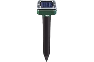 NANKOYAL Ultrasonic Cat Drive Device,Ultrasonic Cat Cat Repeller Deterrents For Gardens Solar Cat re-pellent Ultrasonic Animal Control Stake Cat Chasing Repeller,For Camping Garden Travel Backyard Lawn