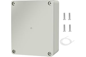 BOBOLEO Scatola Derivazione Esterna, Scatola di collegamento elettronica IP65 Impermeabile, Scatola di giunzione in ABS,Scatola Di Progetto Elettrico,ABS Plastica All'involucro Custodia,11.5 x 9 x 5.5 cm